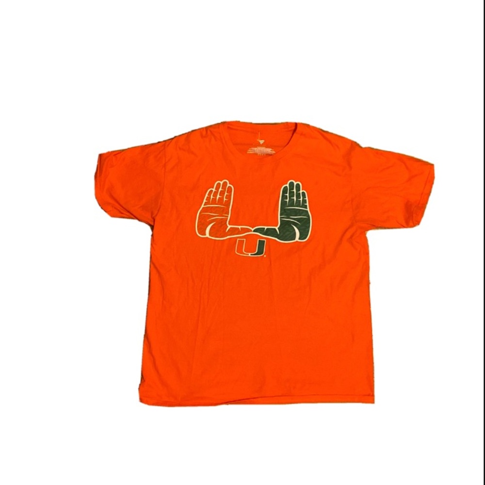 Large Fanatics Miami Hurricanes Shirt